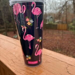 Vera Bradley flamingo tumbler